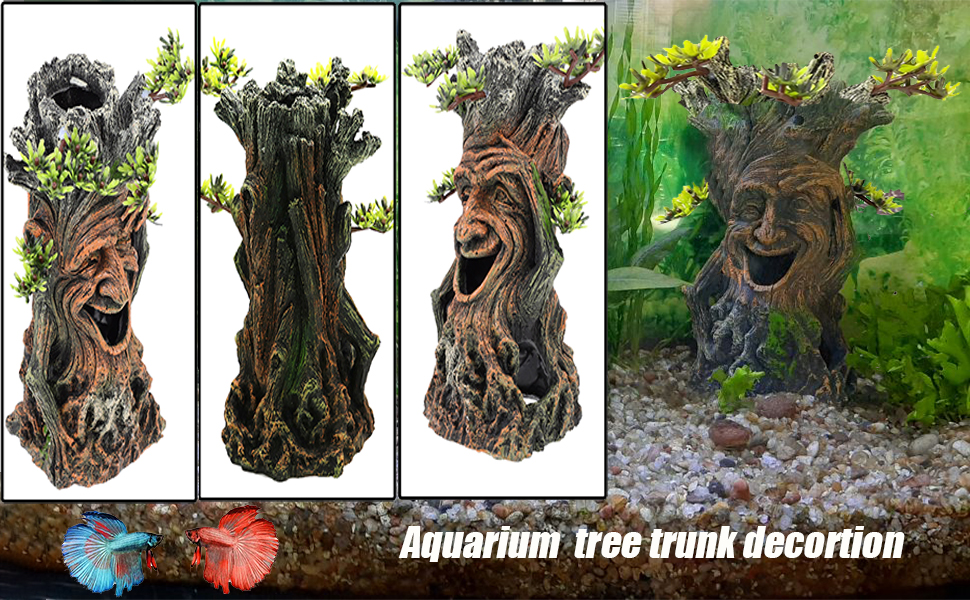 Tfwadmx Fish Tank Tree Trunk Decoration Accessories