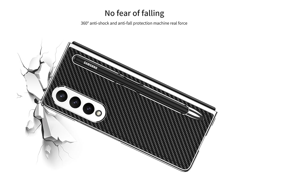 BRAND SET Samsung Z Fold 4 Case, Galaxy Fold 4 Leather Case