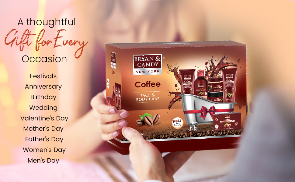 bryan and candy coffee tub kit gift set for women and men