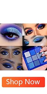 9 Colors Blue Eyeshadow Pallet