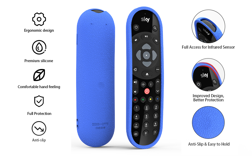 SKY Q Remote Control Cover Compatible with Sky Q Box,Sky Q Touch,Sky