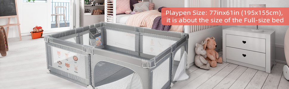 playpen size