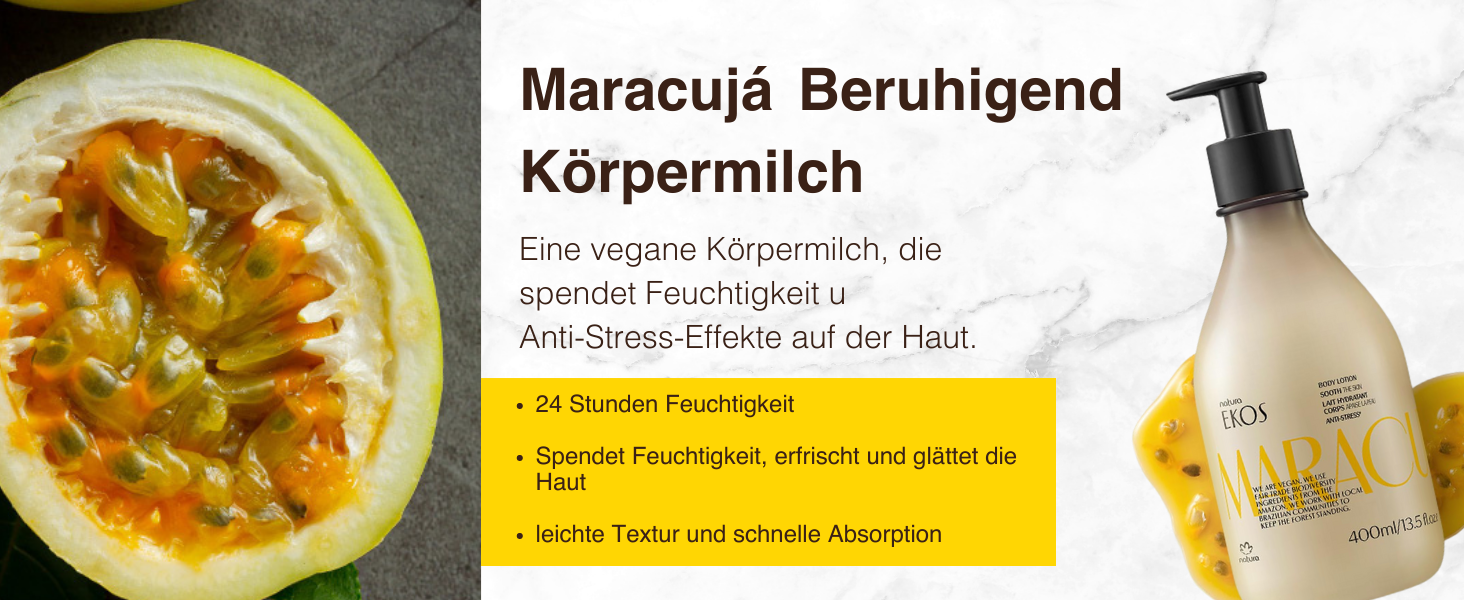 Natura Ekos Beruhigende Maracujá-Körpermilch
