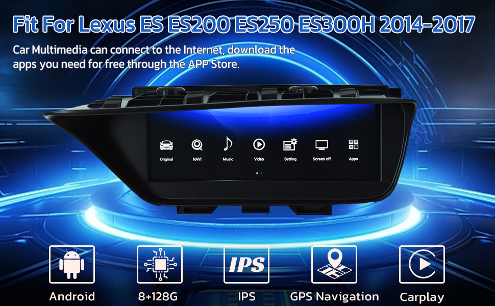 Lexus ES ES200 2014-2017 android radio