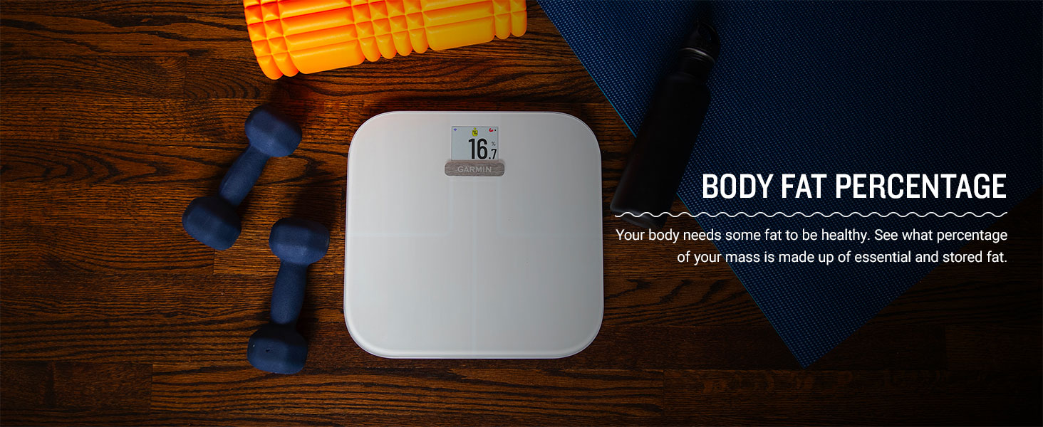 Garmin Index S2 Smart Scale, Wireless Connectivity Scale, Measure Body