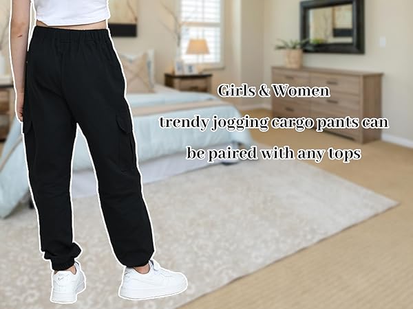 Amazon.com: AOWKULAE Little Girls Cargo Pants, Drawstring