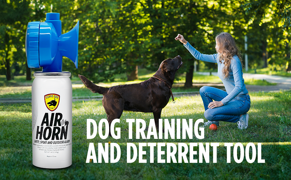 GUARD DOG SECURITY Air Horn for Dogs Powerful Air Horn