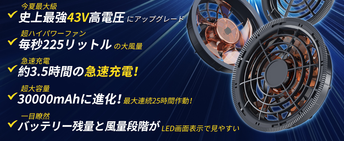 ファンバッテリーセット