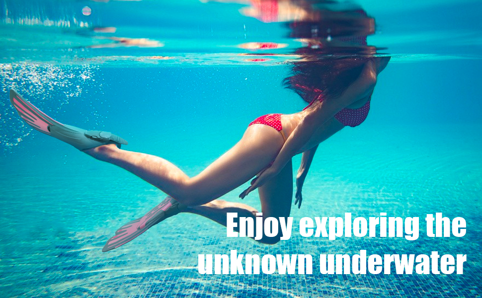 Enjoy exploring the unknown underwater