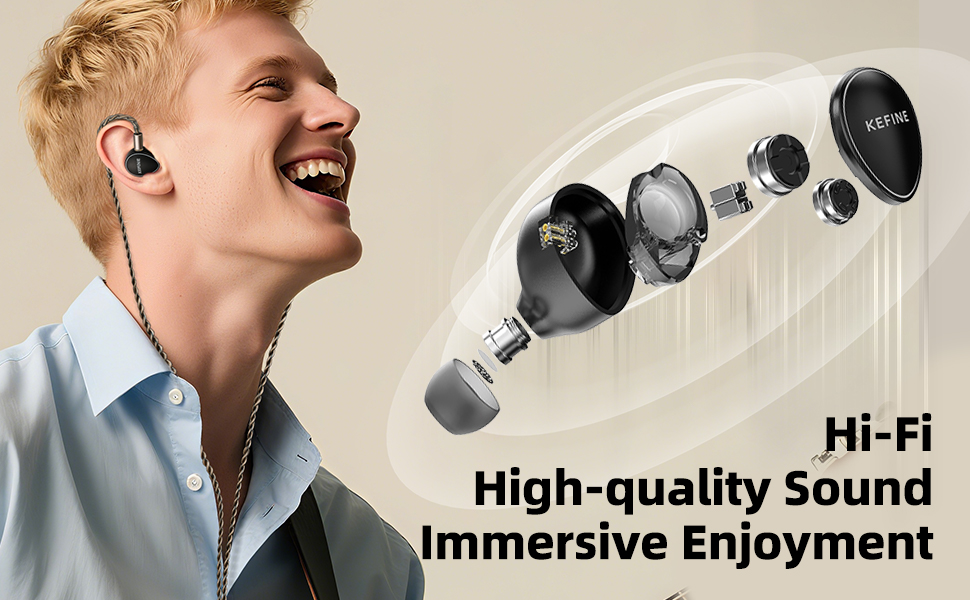 hifi quality sound wire earphone