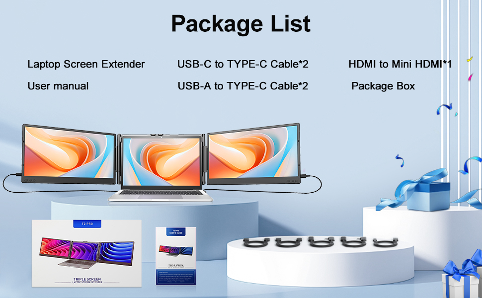 A+7 portable laptop monitor