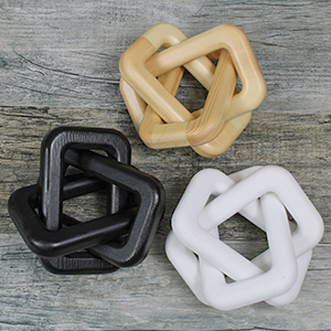 3 Link Wood Knot - All Colors Nested