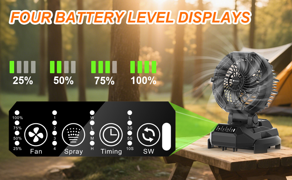 Portable Misting Fan