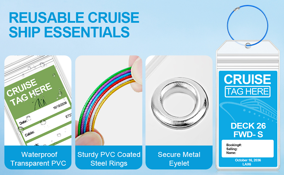 Luggage Tags for Cruise Ships