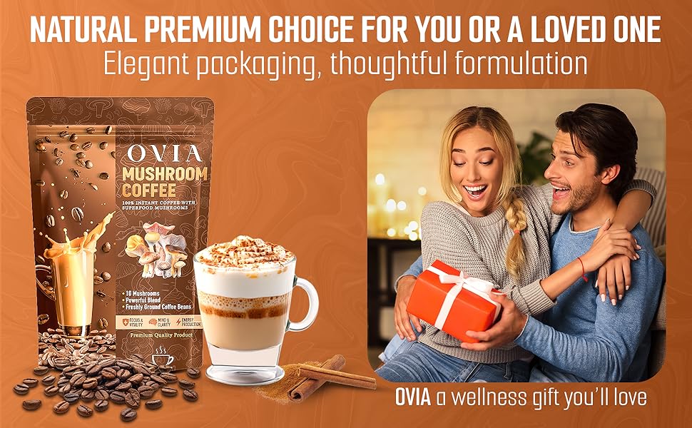 OVIA organic mushroom coffee ryze mushroom coffee instant mushroom coffee mishroom coffee