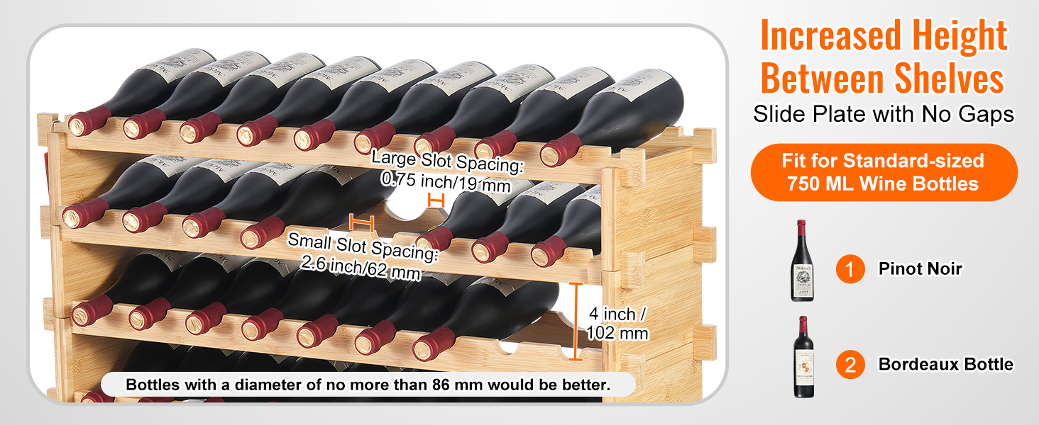 72 Bottle Upgrade Modular Wine Rack