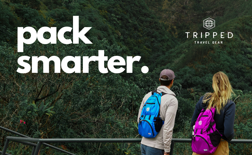 tripped travel gear, tripped backpack, tim and fin backpack, tripped daypack, tim and fin pack