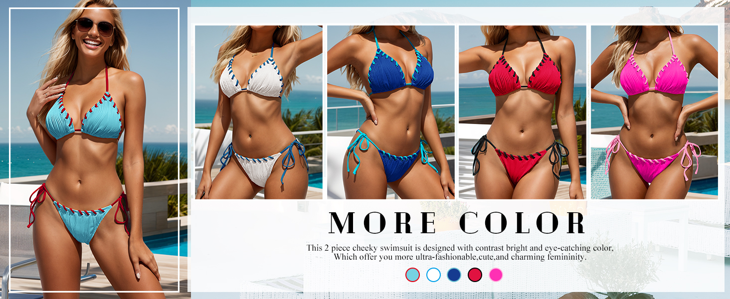 Halter bikini top