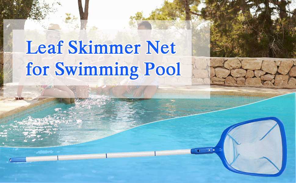 PUKOLLO Pool Skimmer Net with Pole 6FT (2024 New), Fine