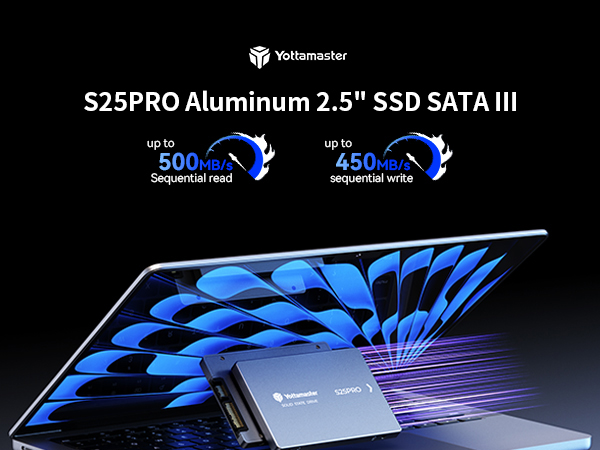 Yottamaster S25PRO 2TB SATA SSD 2.5インチ Amazon | Yottamaster S25PRO 2TB SATA SSD 2.5インチ、アルミ製