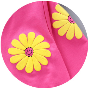 Toddler & Little Girl Flowers Print 3 Piece Sets