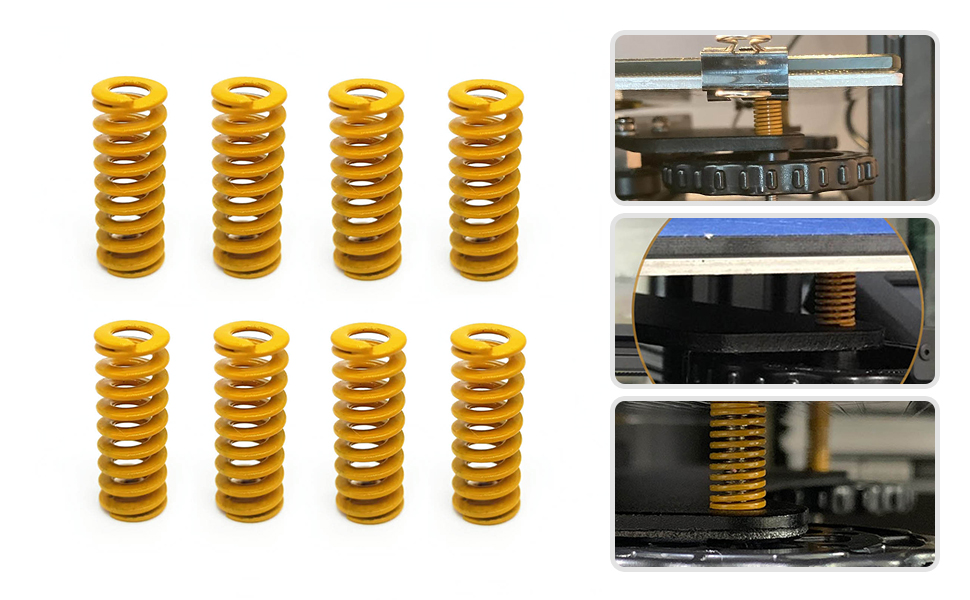 8pcs 3d printer springs