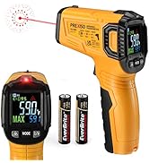 PREXISO Infrared Thermometer -58℉~ 1022℉ (-50℃ ~ 550℃) Digital Laser Temperature Gun (Not for Hum...