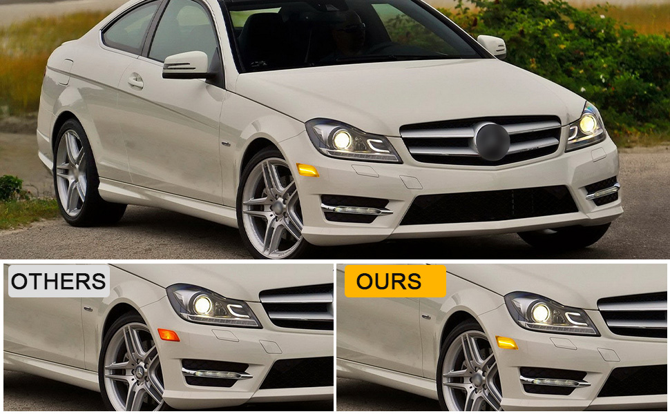 Aexploer LED Side Marker Lights Compatible with W204 C250