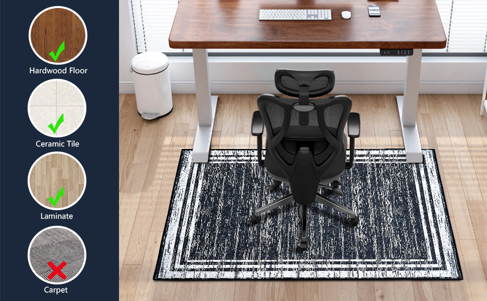 Office Chair Mat, Chair Mat with NonSlip Backing, 48x60