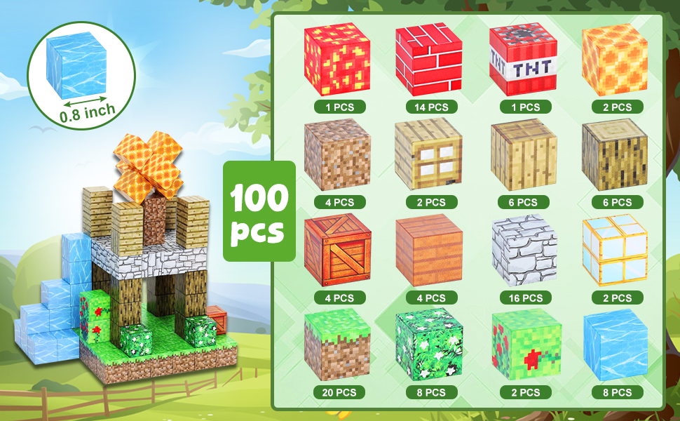 Magnetic Blocks Building