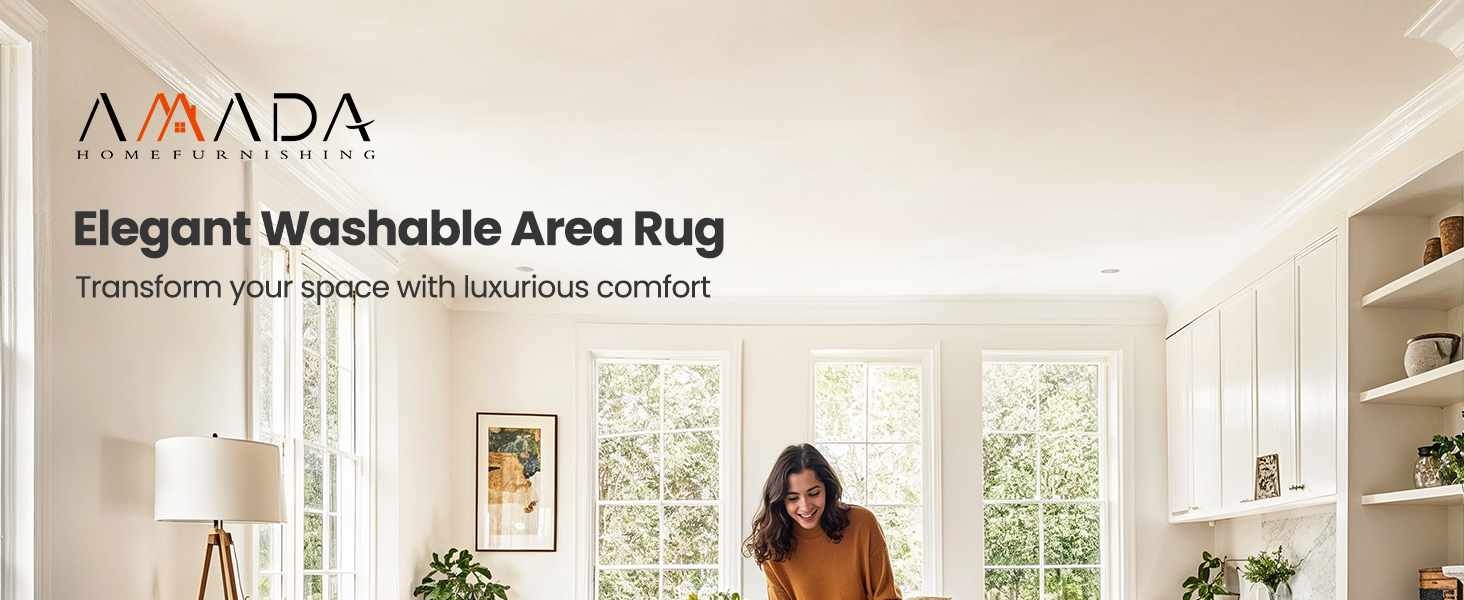 washable area rug