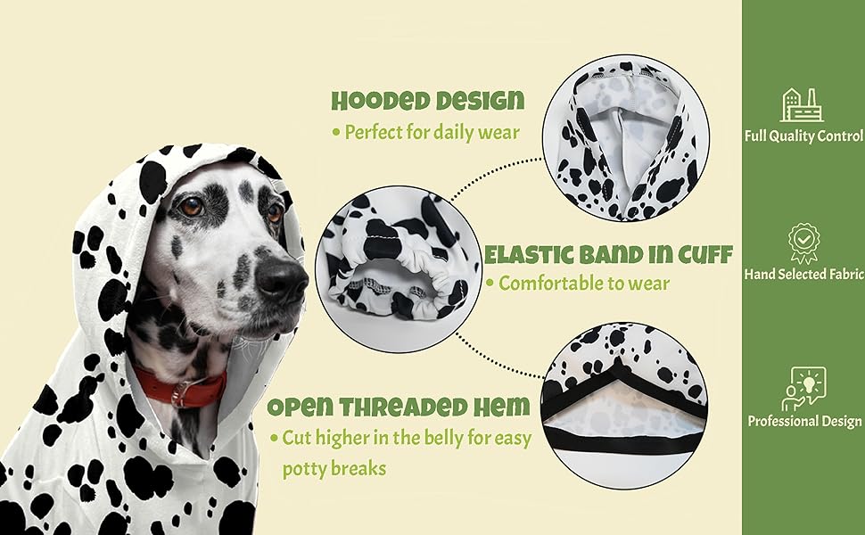 Halloween Dalmatian Dog Costume, Cute Animal Dalmatians