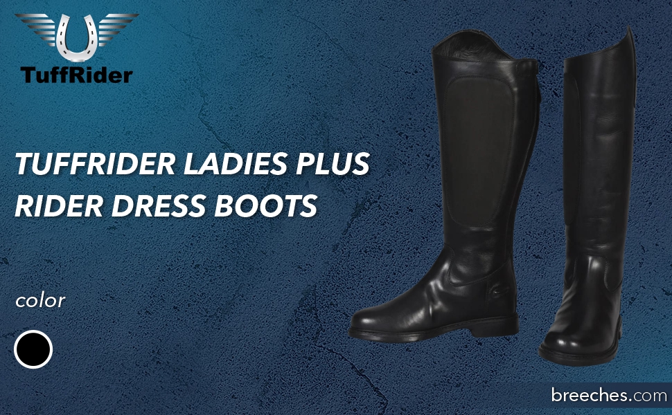 tuffrider ladies plus rider dress boots