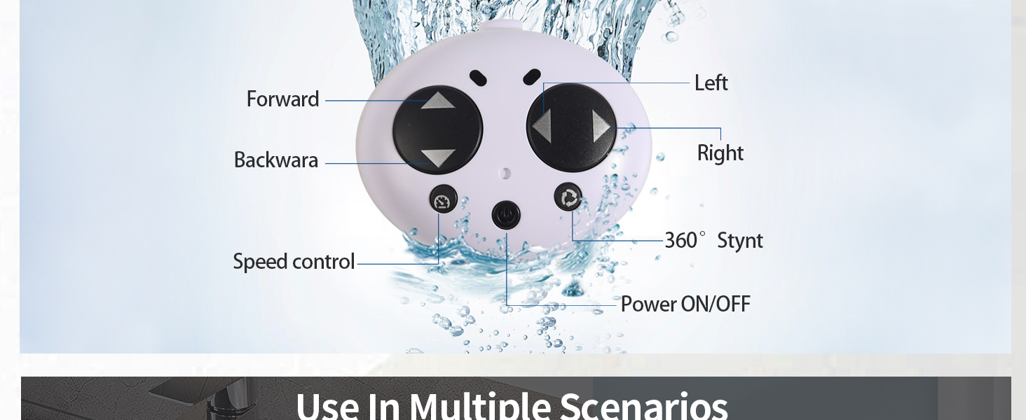 Waterproof mini remote control boat