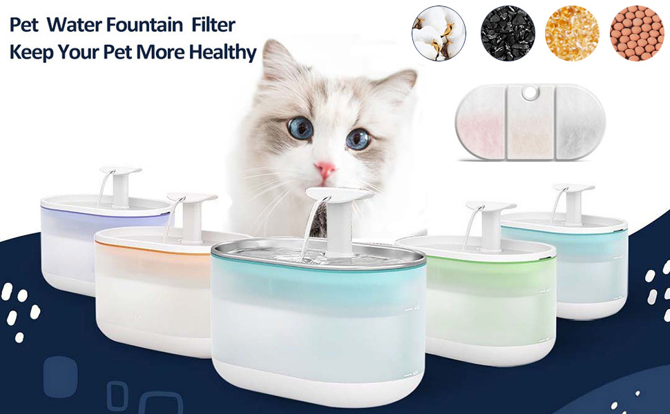 SAMANIJA 10Pack Water Filters, Compatible with PETLIBRO BPAFree