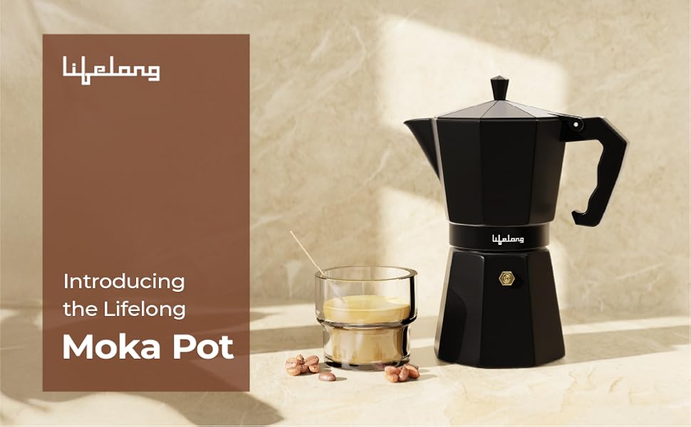 Introducing the Lifelong Coffee Maker Moka Pot