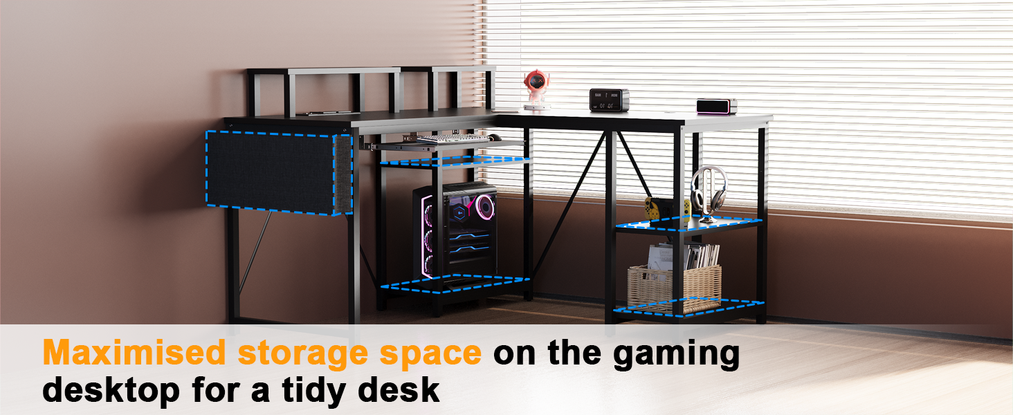 maximised storage space