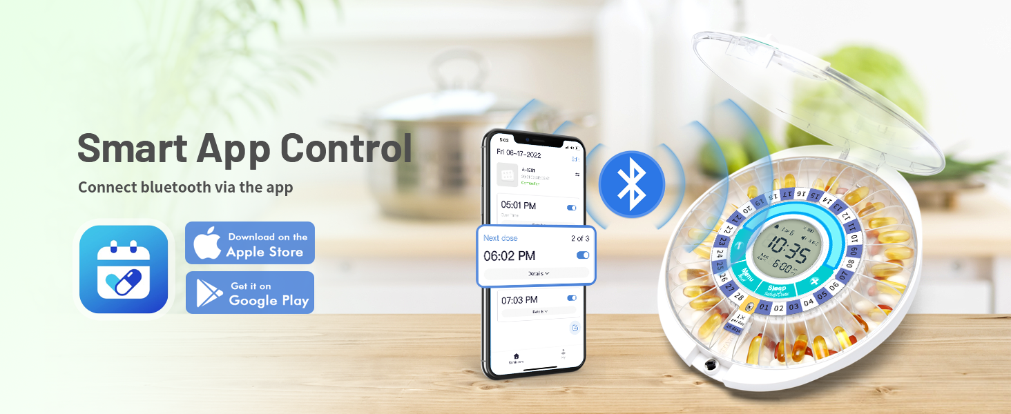 COLORWING Smart Bluetooth Automatic Pill Dispenser Machine