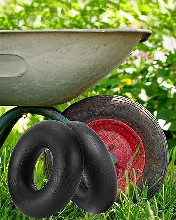 Replacement Tire Inner Tubes Heavy Duty for Wheelbarrows Utility Cart Dollies Lawn Mowers Trolleys