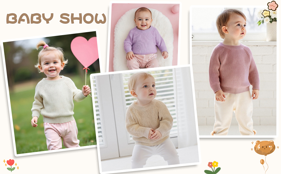 Toddler Baby Boy Girl Knit Sweater