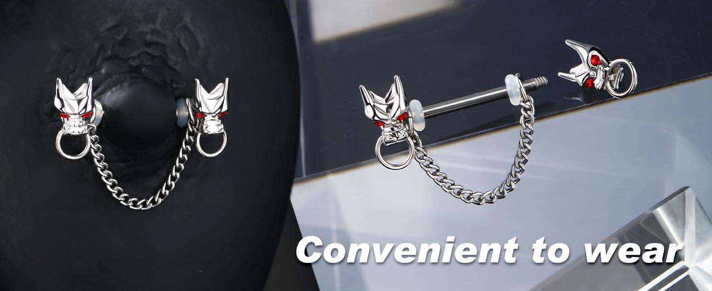 14g nipple piercing jewelry 