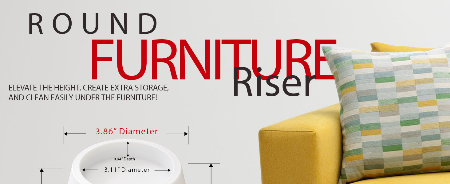 Furniture Riser Round