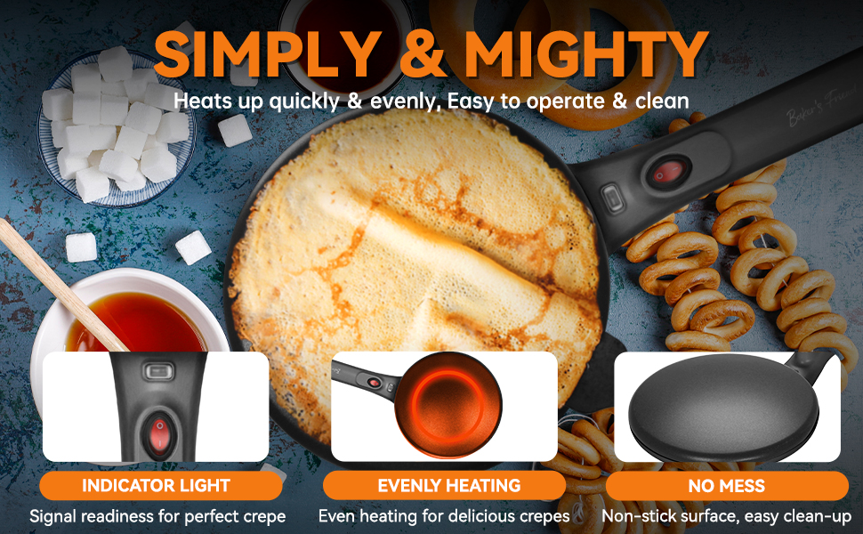 Heats Up Quickly & Evenly