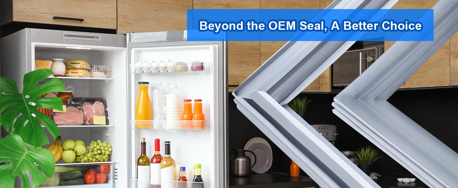 Refrigerator French Door Gasket W10830162, Compatible with