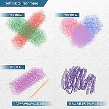 Amazon.co.jp: (64色) VIOLETTO ソフトパステルセット - 専門家