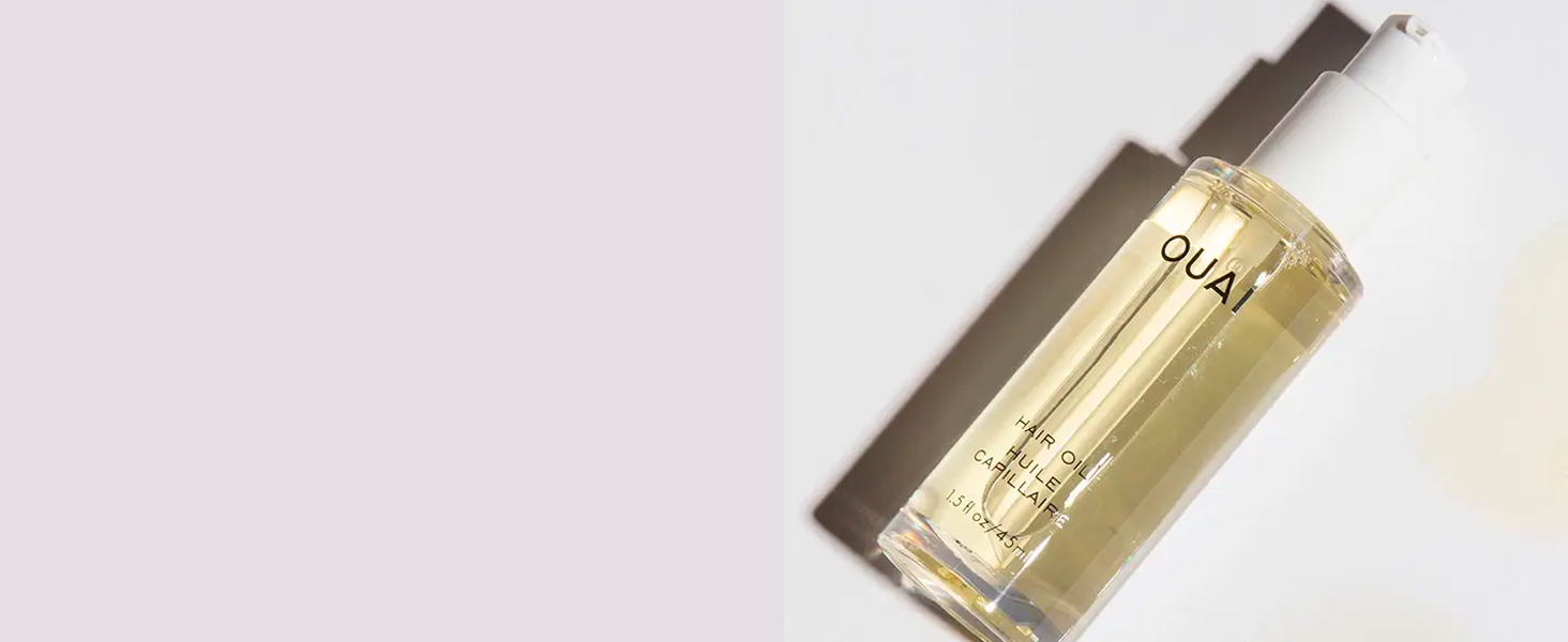 OUAI Hair Oil Hair Heat Protectant Oil for Frizz Control Adds Hair Shine and Smooths Split