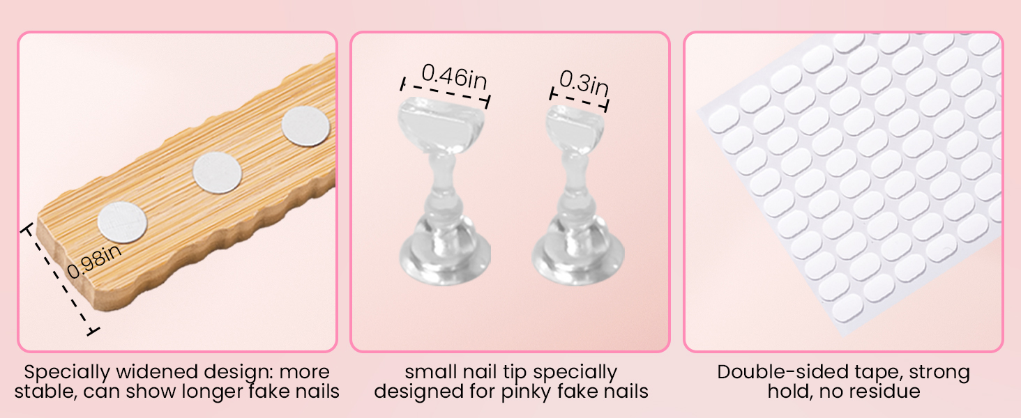 nail art supplies acrylic nail stand holder for painting fake nail display gifts  Valentines Day