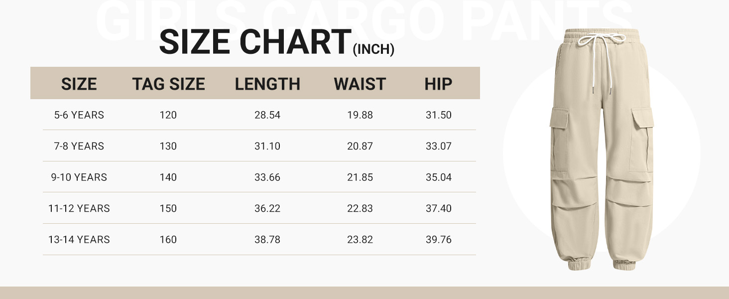 girls cargo trousers