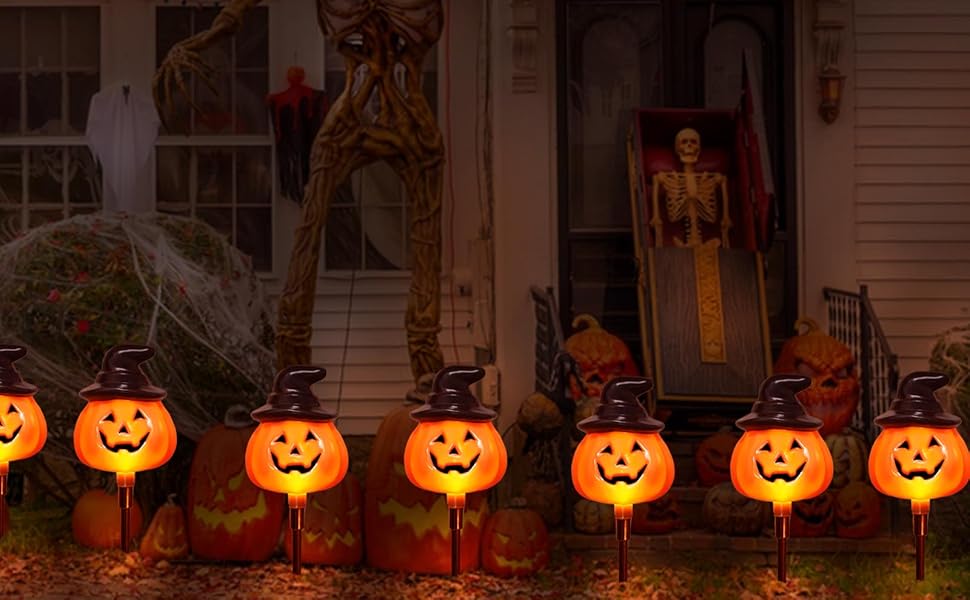 Halloween front porch decorations