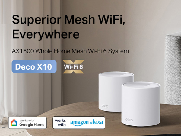 TP-Link Deco X10 AX1500 Whole Home Dual-Band Mesh Wi-Fi 6